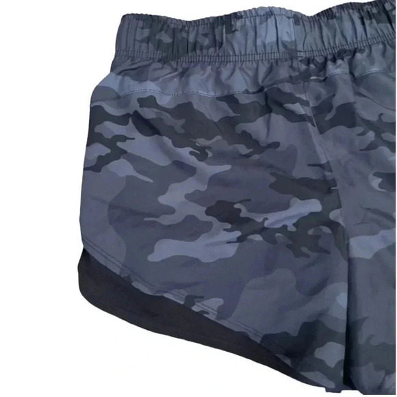 Athletic Works Women’s Grey Black Camo High Rise Pull-On Shorts SZ M # 1148 - Picture 4 of 11